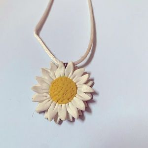 Sunflower necklace